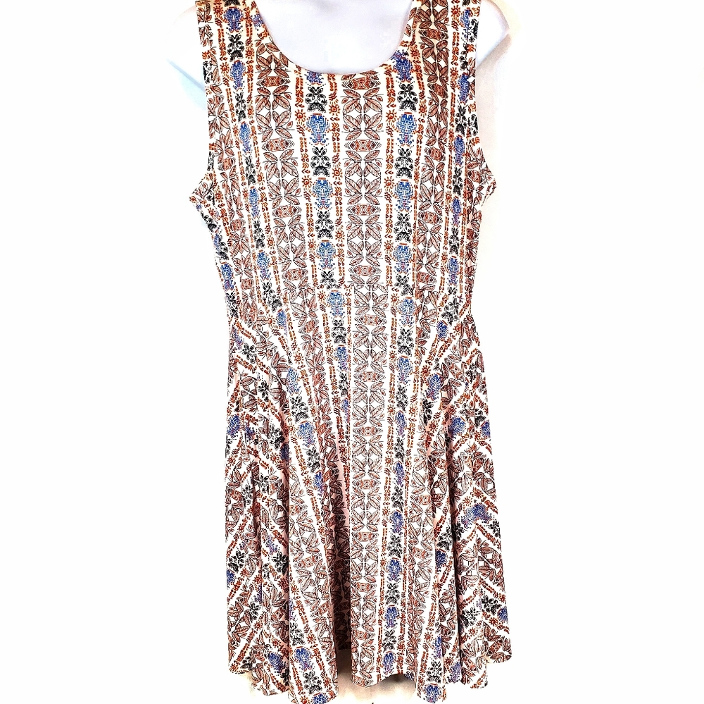 LulaRoe print midi dress